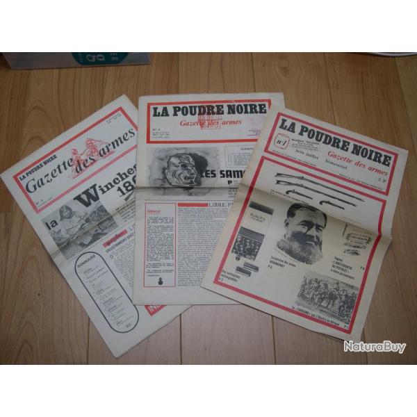 3 premiers num�ros de la poudre noire.rare