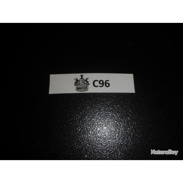 Rare Autocollant Mauser C96