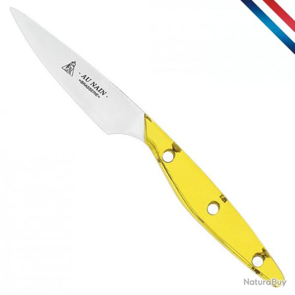 couteau steak, brasserie, jaune