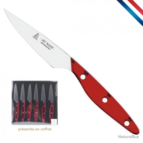 Coffret 6 couteaux steak brasserie France