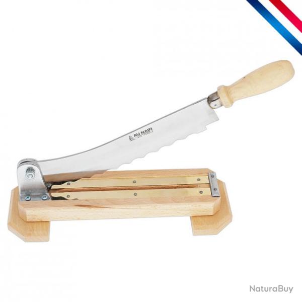 Coupe pain sur son socle - Htre Vernis - 24 cm