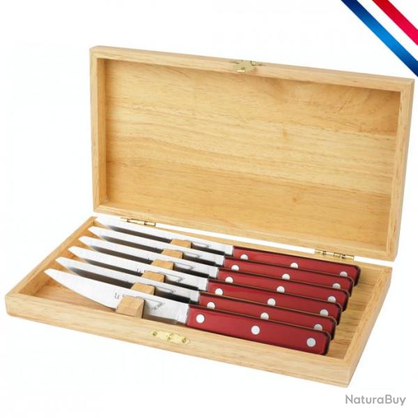 Coffret couteaux 6 steaks Scal�ne Rubis