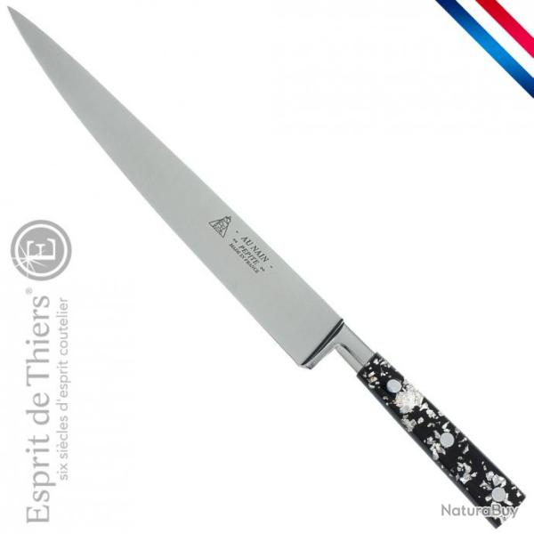 Tranchelard - Lame inox forg�e - 20 cm - incrustation d'argent