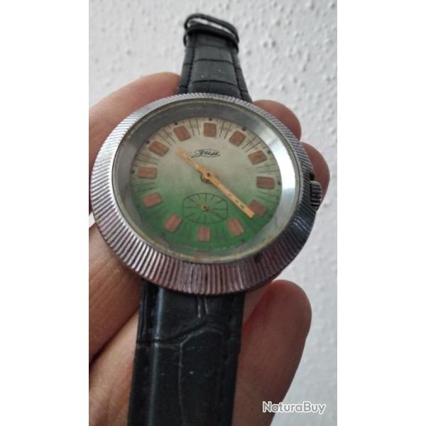 ZIM "CHAYBA" MONTRE M�CANIQUE ANCIENNE GRAND BOITIER MADE IN URSS 1970-1980
