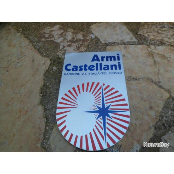 Superbe autocollant Armi Castellani ( Import Italie )