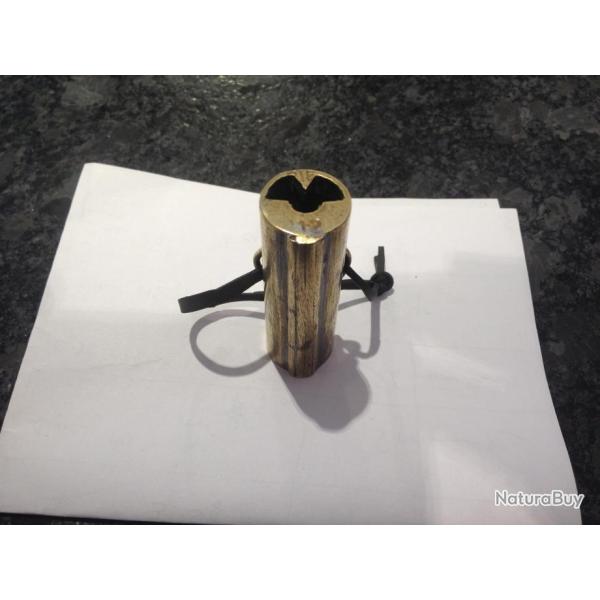 clylindre artisanal pour la fabrication de cartouche