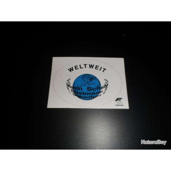 Superbe autocollant WELTWEIT