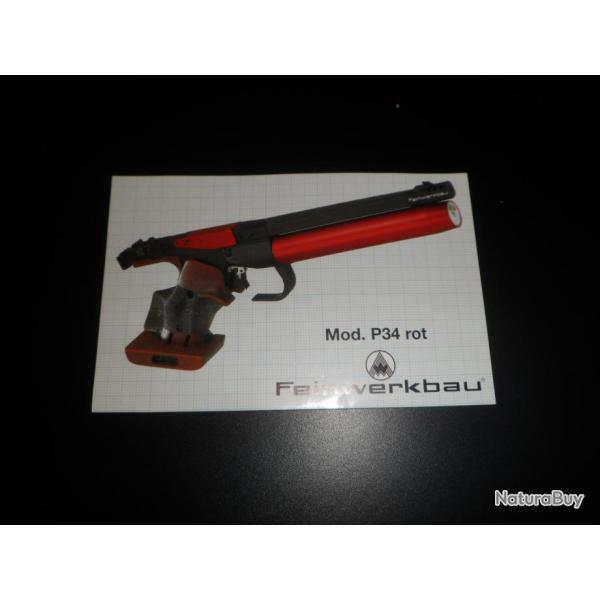 Superbe autocollant FEINWERKBAU ref 4