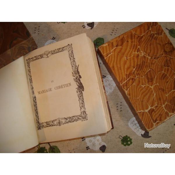le Mariage  Chrtien  par Mgr Dupanloup super tat dans son coffret !