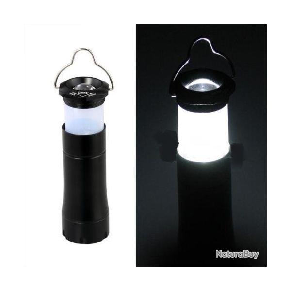 NOUVEAU !! Led Cree Lampe / Lanterne T�lescopique de Camping Etanche 2 en 1