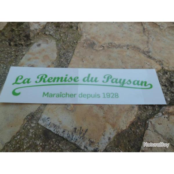 Autocollant  Rare "La Remise du Paysan"