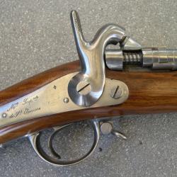 EXCEPTIONNEL FUSIL A TABATIERE mod&eacute;le 1867 Second Empire, seconde transformation.