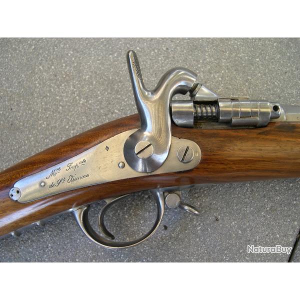 EXCEPTIONNEL FUSIL A TABATIERE mod�le 1867 Second Empire, seconde transformation.