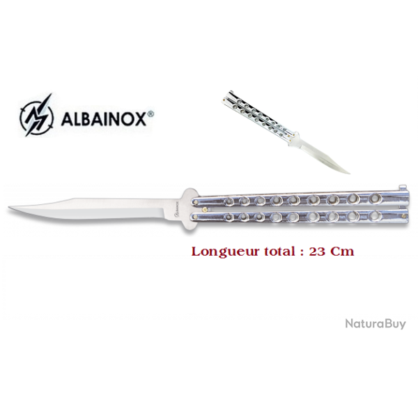 Couteau papillon Chrome G�ant