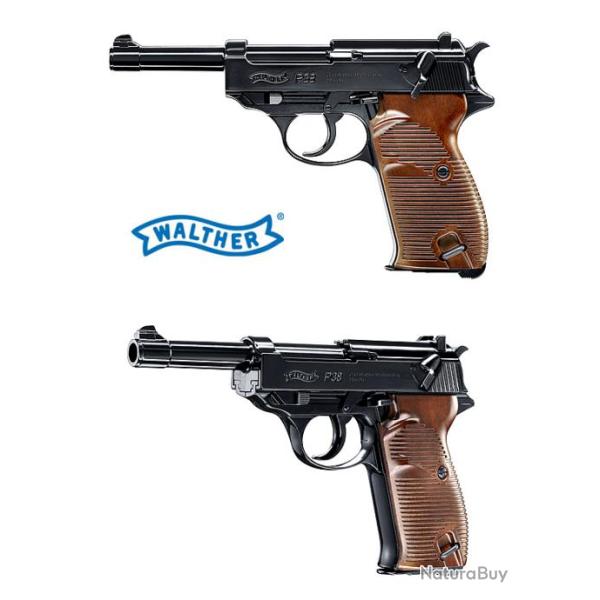 Pistolet  M�tal WALTHER  P38 �  Airguns �  Co2  Billes Acier Cal 4.5