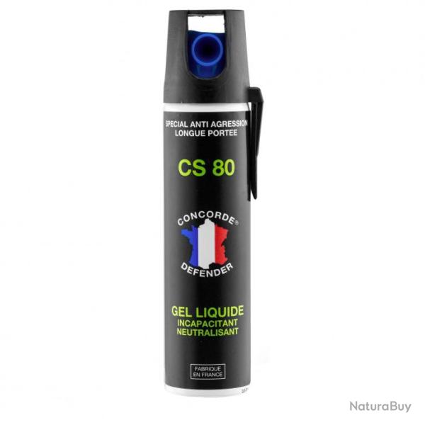 Bombe Anti-Agression GEL Lacrymognes GEL CS  75 ml