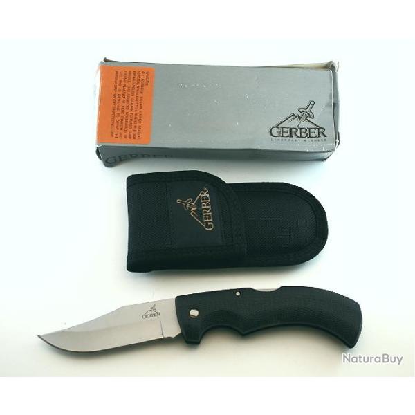 Couteau GERBER GATOR Lame acier 420HC Manche Kraton Gerber Gator Knives Made In USA G6069