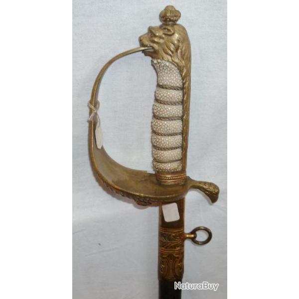 SABRE OFFICIER MARINE ITALIE WWII REGIA MARINA SOLINGEN ORIGINAL 2� GUERRE Kriegsmarine