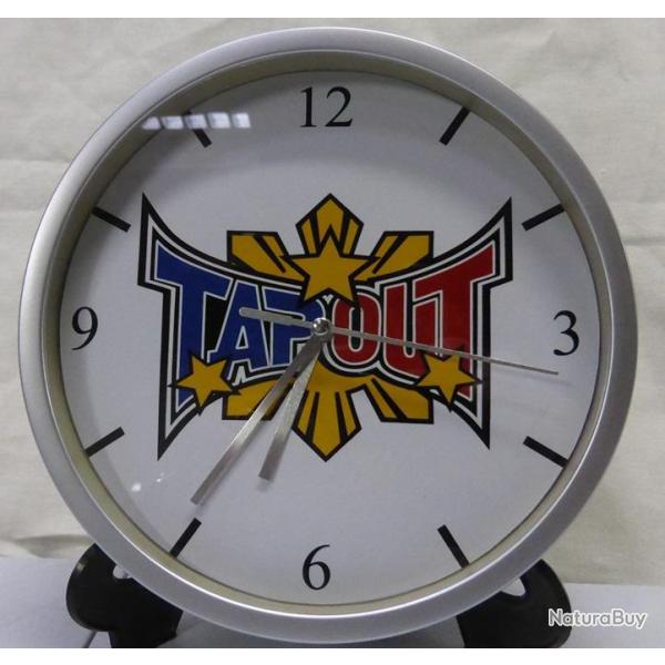 Pendule murale horloge 20 cms TAPOUT MMA 2 ( boxe combat freefight arts martiaux