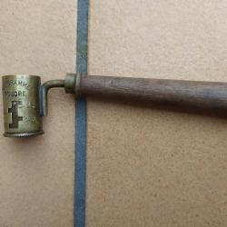 DOSETTE ANCIENNE POUR RECHARGEMENT TIR CHASSE PLOMB POUDRE  DESSIN ANCRE MARQUE H.N dosette n5