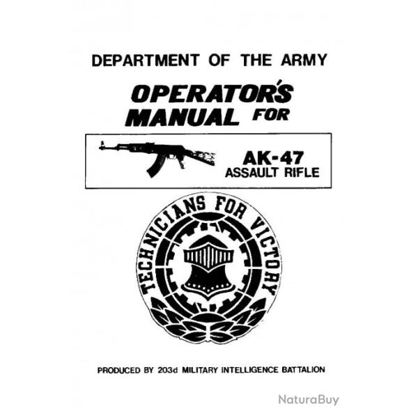 kalachnikov AK47 Manuel PDF