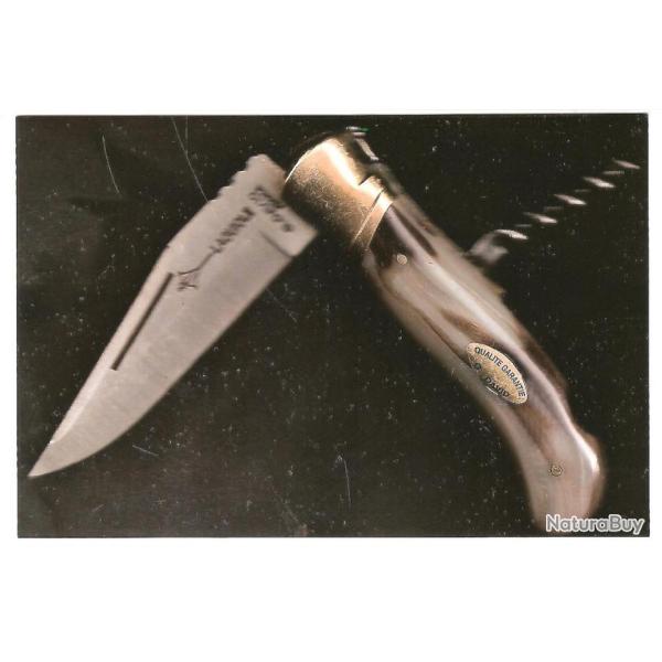 LAGUIOLE G DAVID  GRATUIT tes initiales grav�es Tire Bouchon couteau