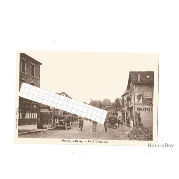 mailly-le-camp . caf� terminus , pub lu et menier , byrrh