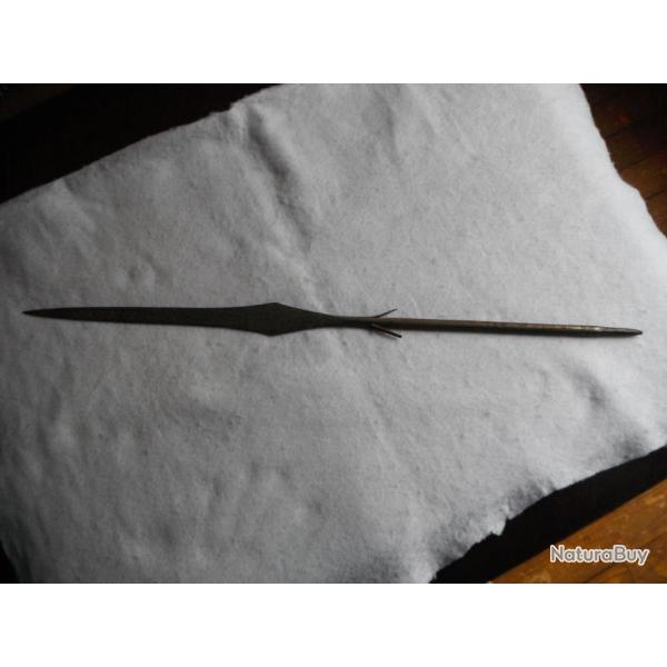 Ancienne pointe de lance Sagaie Africaine Afrique d�but 1900