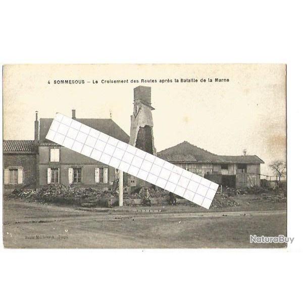 sommesous le croisement des routes apr�s la bataille de la marne