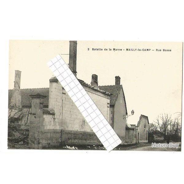 bataille de la marne 2 .mailly-le-camp , rue basse