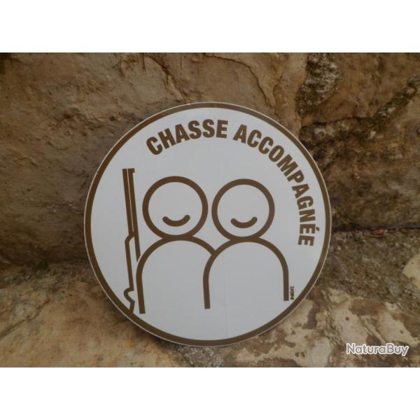 Superbe autocollant "Chasse Accompagne"