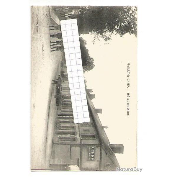 mailly-le-camp hotel saint-�loi , dos vert s�par�, la rue