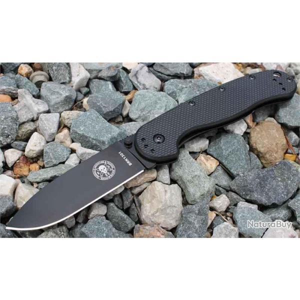 Couteau ESEE Avispa Military Blade Acier AUS-8 Manche FRN Frame Lock BRK1301B