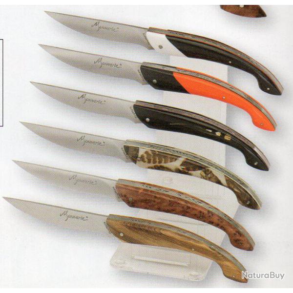 OFFRE SP�CIALE 6 Couteaux de Cr�ateur GRAV�S PR�NOM "le MONNERIE" lire...
