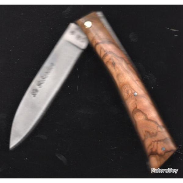 GRATUIT Grav� � vos INITIALES  UN GABARDIER OLIVIER d'Artisan COUTEAU rare