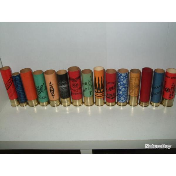 SUPERBE LOT DE 15 DOUILLES ANCIENNES   POUR COLLECTIONNEURS N�18