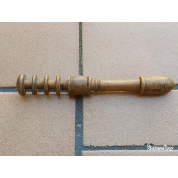 COUSETTE EN BUIS EQUIPEMENT DU POILU  SOLDAT FRANCAIS  GUERRE 1914-1918 GUERRE 39-45 INDO ALGERIE n6