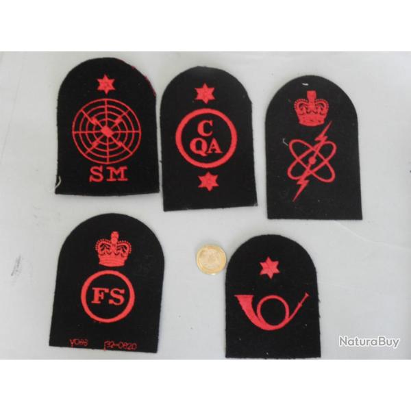5 Insignes marine britannique