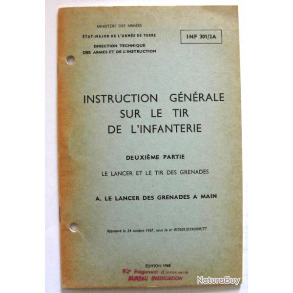 A F INF301/2A  N�3 INSTRUCTION SUR LE TIR MAT MANUEL