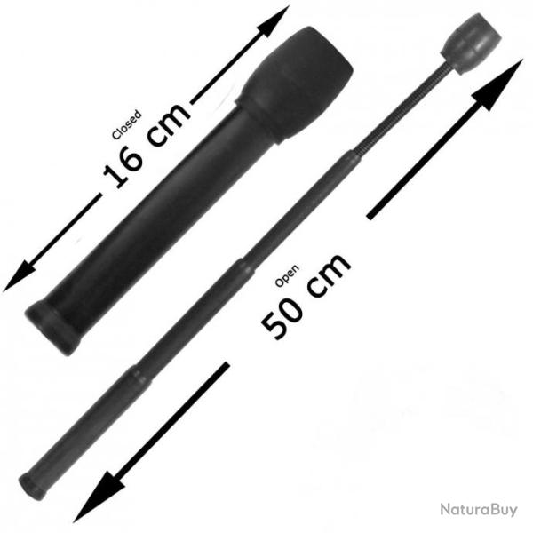 MATRAQUE Militaire TELESCOPIQUE  DE  DEFENSE  Souple  49 cm