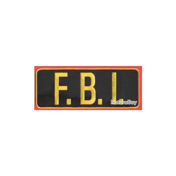 Ecusson FBI lettre
