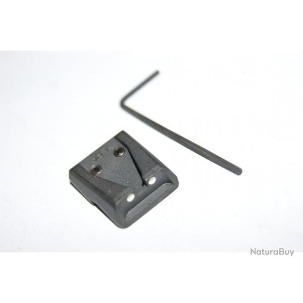 hausse LPA + cle 2 points blancs queue aronde 10.40 / 11.70 mm pistolet