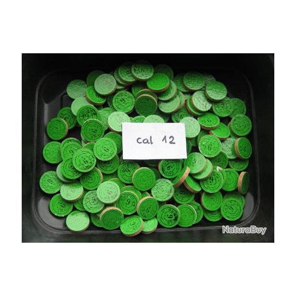 100  rondelles  lige  cal  12  No :  9  cubique .