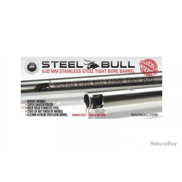 Canon de precision acier inox madbull 6.03/229 mm