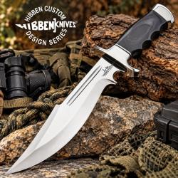 Couteau Expendables II L&eacute;gionnaire Bowie Couteaux Sylvester Stalone Hibben Acier 7Cr17 GH5037