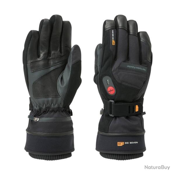 Gants chauffants ski Unisex. 30Seven� Noir