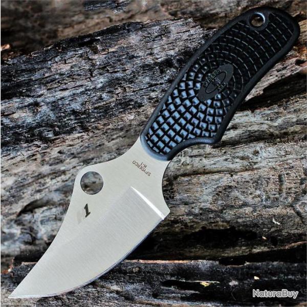 Couteau Spyderco Ark Always Ready Knife Acier H1 Manche FRN Made In Japan SCFB35PBK