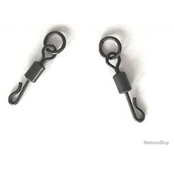 Emerillon attache rapide avec anneau 4#