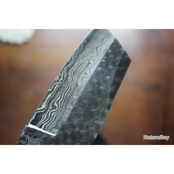 COUTEAU LAME COURTE DE CONCEPTION ARTISANALE MOYEN ORIENTALE