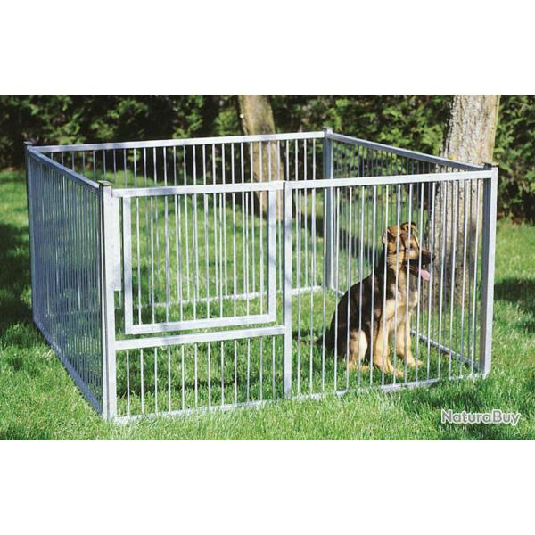 Enclos chien parc chien chenil TAILLE 2 CHENIL EXTERIEUR chenil galvanis� cielterre-commerce